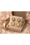 Pearlescent Double Stone Tarnish Stainless Steel Earrings - 7