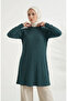 Bubble Fabric Relaxed Fit Tunic 0506-04 Petrol - 3