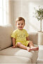 Boy's Lucky Printed Short Sleeve Shorts Top and Bottom Set - 4