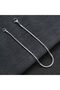 Stainless Steel Italian Snake Chain Unisex Bracelet 2 Mm Mt817 - 3