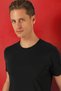 Slim Fit Crew Neck 100% Cotton Black T-Shirt Ts 878 - 8