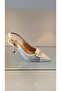 Genuine Leather Evening Dress Women's Shoes - 2