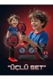 1-13 Years Old Cool Kids 3-Piece Set: Sunglasses, Glasses Case, Digital Wristwatch and Fan