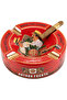 4-Cigar Ceramic Ashtray – Large Red Special Edition