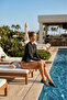 Black Long Sleeve Zippered Lycra Swim Swimsuit - 2