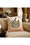 Set of 6 Double-Sided Digital Printed Throw Pillow Covers - Abstract Geometric Leaf 43X43 cm - 4