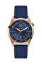 Blue Rose Gold Tone Analog Watch