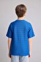 100% Cotton New Regular Fit Crew Neck Short Sleeve Blue T-Shirt Boys H4313A826Hs - 4