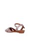 Silver Leather Women's Sandals 01Wn3808 - 4