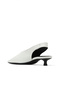 White Patent Leather Women's Heeled Shoes 30Wa24277 - 5