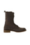 Mink nubuck women's flat boot 01wv6007