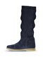 Blue Suede Women's Flat Boots 01Wt3314 - 3