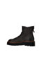 Grey dark nubuck women's flat boot 01wv9900 - 5