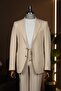 Exclusive drawstring sportswear suit beige - 2