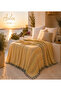 Double Woven Pique Blanket 200X250 cm Cotton Lightweight Premium Sofa Throw Tv Blanket Summer Bedspread