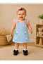 Jeans Looking Like Denim for Girls with Daisies Ji̇le 169
