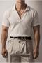 Jabbel Old Money Lycra Men's T-Shirt with Deep V Neck - 4