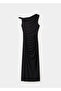 Asymmetrical dress with side slits - 3