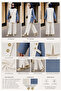 Liora Women's Modest Two-Piece Set – Cotton Double Yarn Shirt Detailed-Ecru - 7
