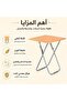 طاولة قابلة للطي مربعة 80 × 80 سم -لون خشبي فاتح -RQ-31019 - 6