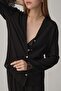 Silk Satin Six-Piece Bridal Dowry Set - Lx.25271 Black - 6