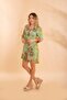 Short Shirt Tropical Green Bnts-23009 - 2