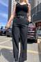 BELTED DUBLE TROUSERS - 4