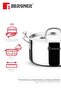 Tripro 28cm 3.8L Tri-Ply Stainless Steel Casserole Biryani Handi with Lid Induction Gas - 2
