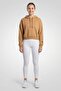 Women Long Sleeve Solid Travel Hoodie, Brown - 4