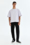 Pamuklu Tişört Oversized Fit - 3