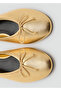 Lace-up Detailed Leather Ballerinas - 3
