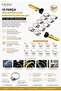 10 Pieces Stainless Steel Hose Clamp Set Different Sizes Water Oil Air Pipe Fitting