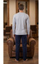 100% Cotton Single Jersey Men's Pajama Set 1030 - 4