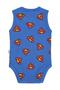Superman Printed 3-18 Months Snap-On Bodysuit - Blue - 2