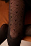 Black Girls Heart Pantyhose - 2