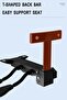 Office Chair, Adjustable Height with Back Support & Arms for Home Computer Desk - 5