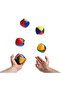 6-Pack Juggling Balls Set,for Beginners,Quality Mini,Durable,Soft,Easy to Handle,Irregular Round Shape,Non-Bouncing,4 Colors - 3