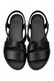 Women's Genuine Leather Cross-Strap Casual Sandals Comfortable Sole Summer Sandals - 7