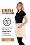 Simple kitchen apron with adjustable strap - 7