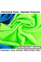 5 Pack Green 40X40 cm Microfiber Kitchen and General Cleaning Cloth, Micro Fiber Cloth - Glass, Car - 3