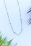 Women's Stainless Steel Silver Dorica Chain Thin Italian Women's Necklace - 2