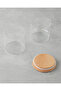 Marilda Glass 2-Piece Spice Rack 10X12.5 cm Natural - 2