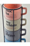 Duskfall Glass with Stand and 4 Mugs 180 ml Colorful - 3