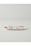 Bright Bloom New Bone China Kayık Plate 25X11 cm Colorful