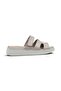 Mr White Orthopedic H Model Band-Strapped Genuine Leather Women's Slippers