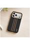 iPhone 18 Pro Compatible Case Goldrix Carbon Fiber M-Safe Case Black - 4