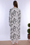 Effortt Ecru Robed Maternity and Postpartum Pajama Set - 4