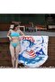 Anemoss Sailor Girl Round Beach Towel - 6