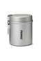 Essential Trek Pot 1.0L Lightweight Camping Cook Pot, Anodized Aluminum Backpacking Cookware with Ceramic Nonstick Frying Pan Lid, Removable Handles & Efficient Heat Transfer Base for Outdoor Cooking