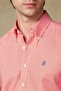 Luca Oxford Cotton Comfort Fit Pink Button down Collar Men's Checkered Shirt - 3